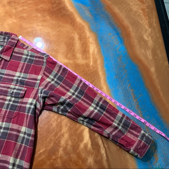 Field and Stream Red Flannel button down top XL - Picture 10 of 10